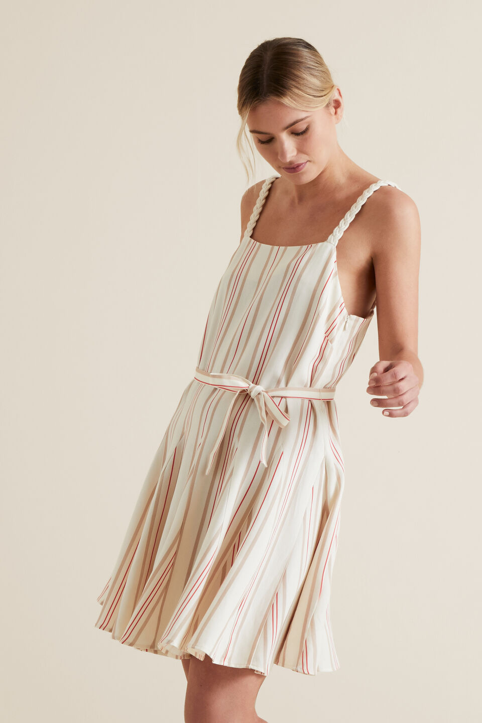 Striped Swing Dress  