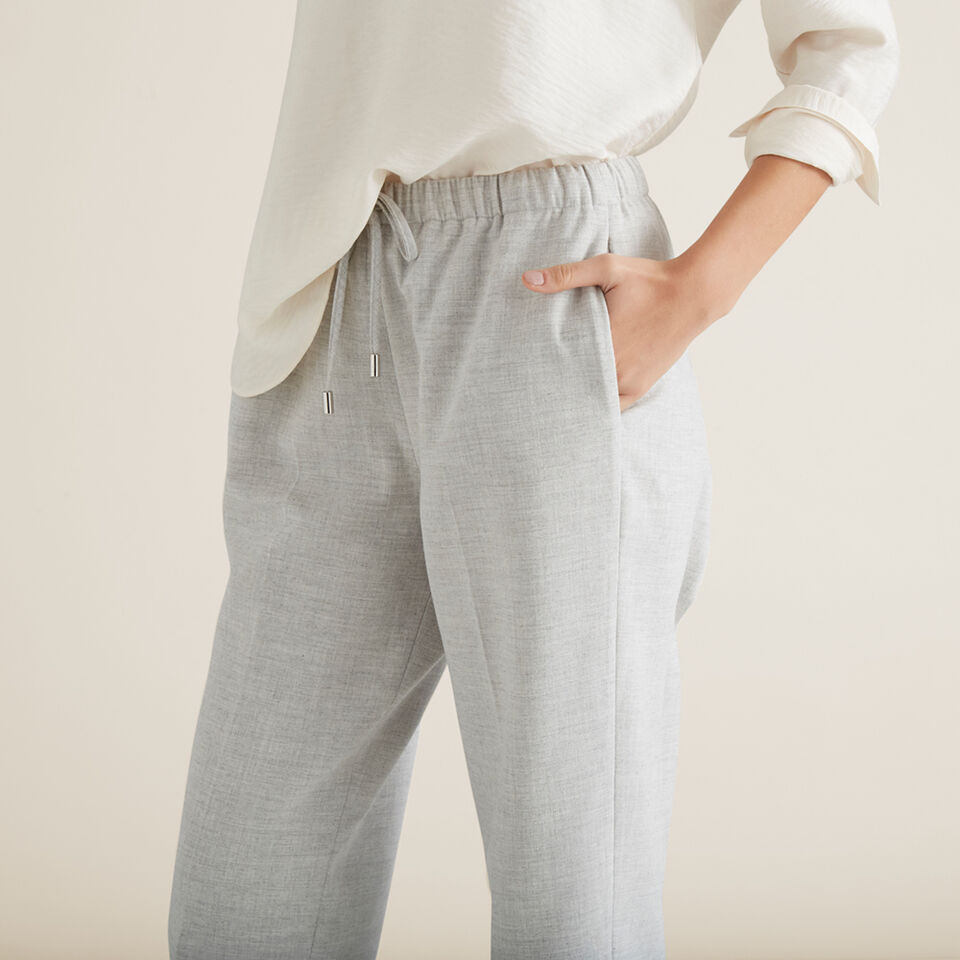 Slim Leg Drawcord Pant  