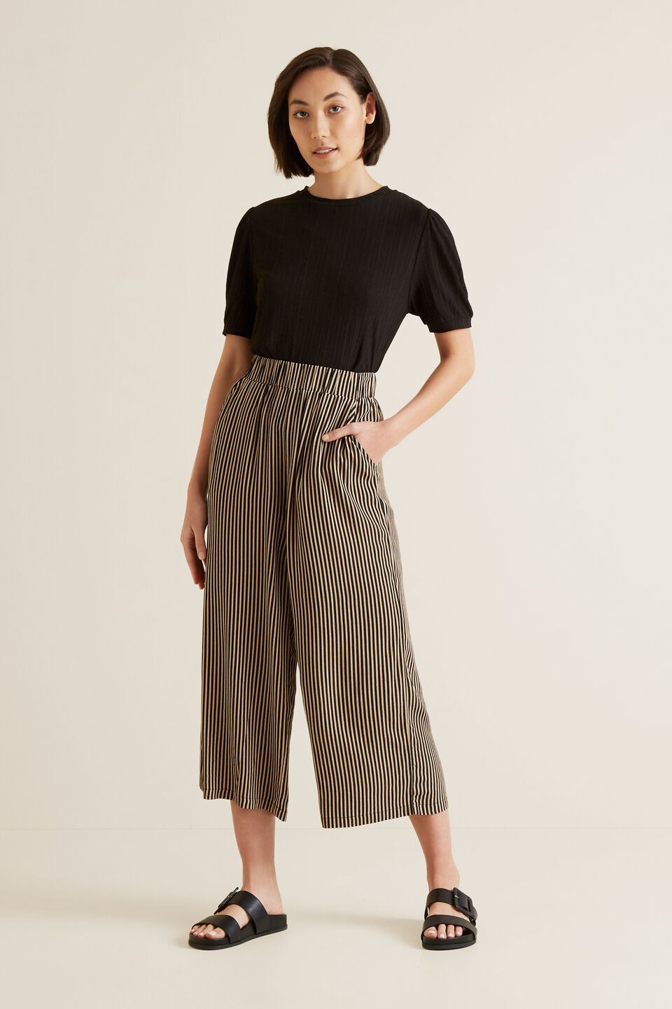 Stripe Relaxed Pant  