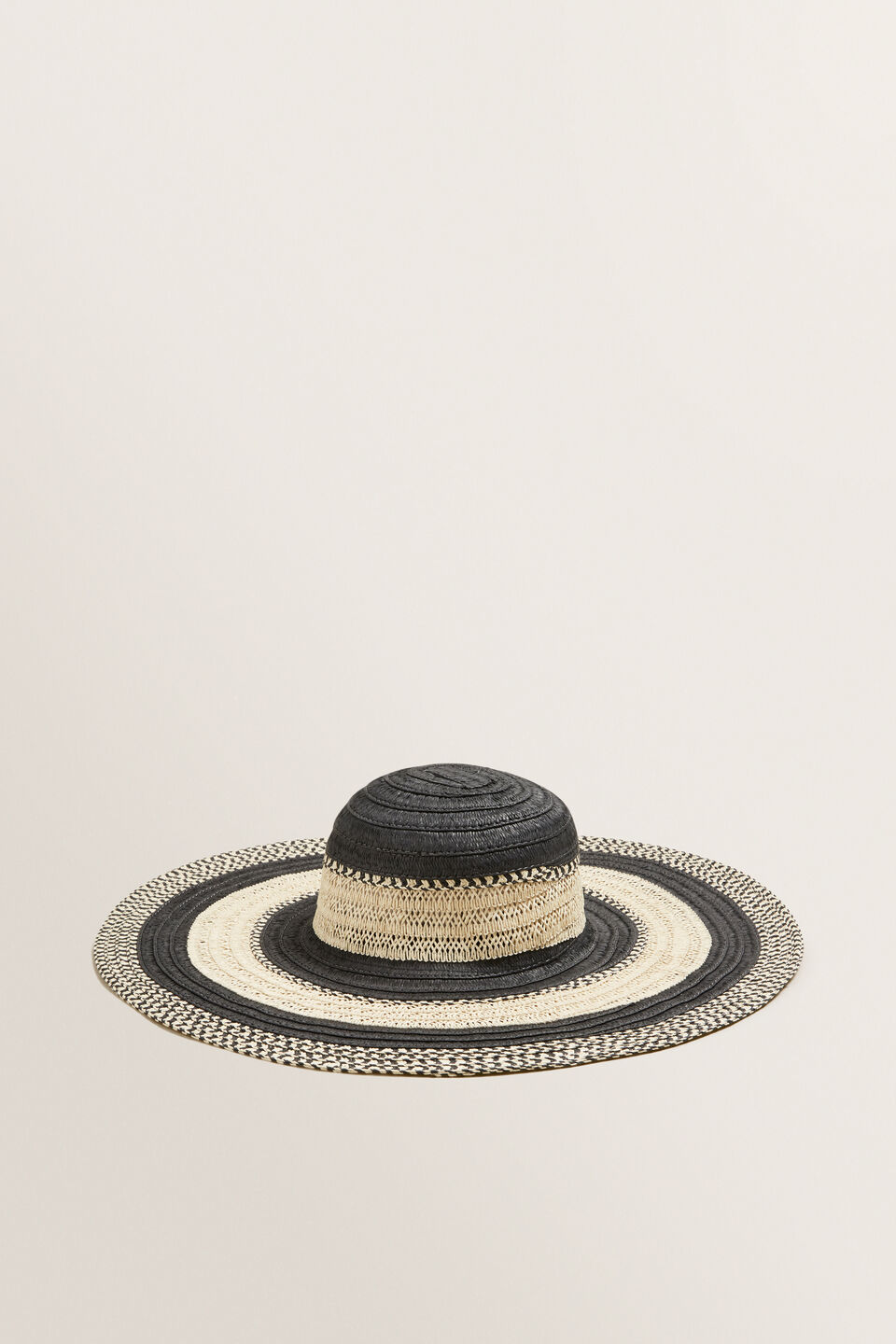 Tonal Stripe Sun Hat  