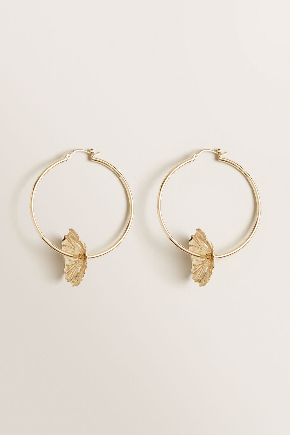 Flower Hoop Earrings  9