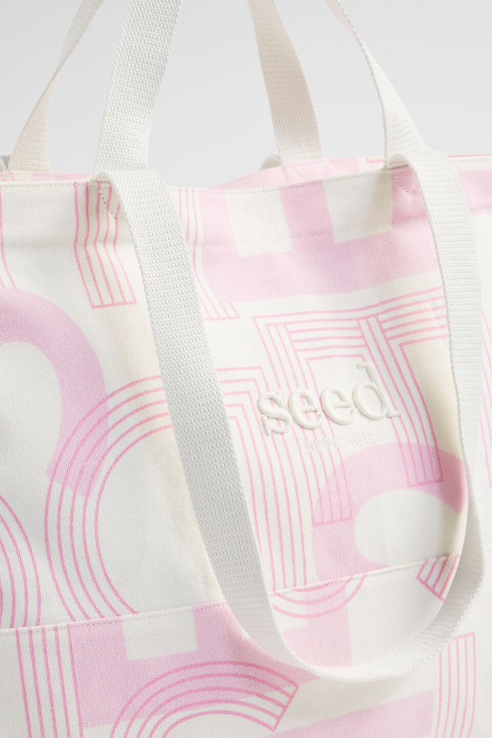 Seed Overnight Bag  Soft Orchid Logo