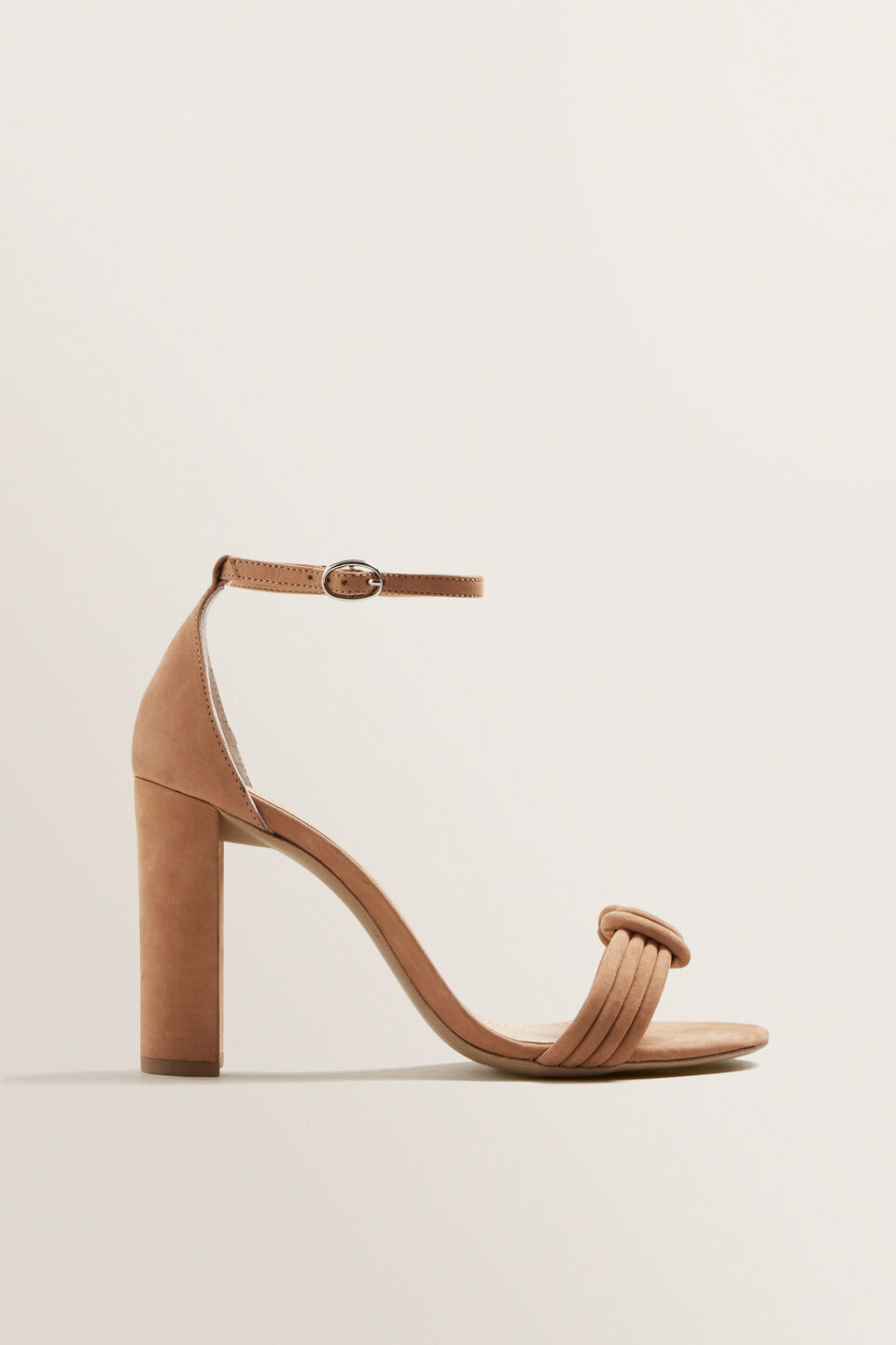 Penny Knot Block Heel  