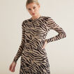 Sketchy Zebra Dress    hi-res