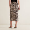 Sketchy Zebra Skirt    hi-res
