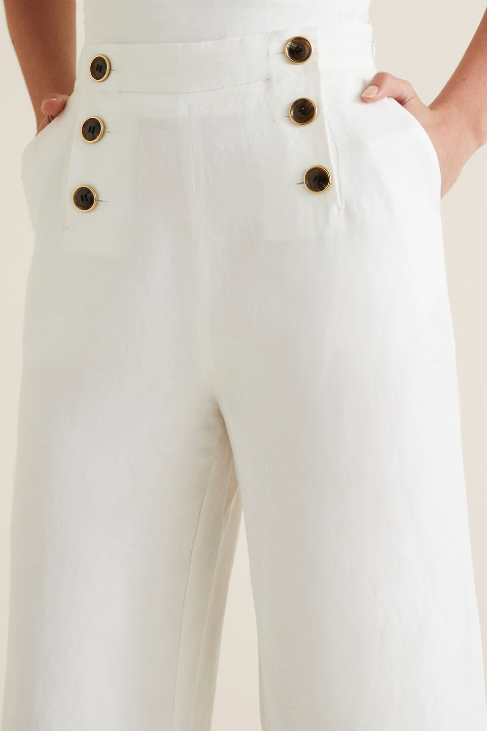 Button Front Trouser  