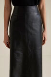 Leather Midi Skirt    hi-res