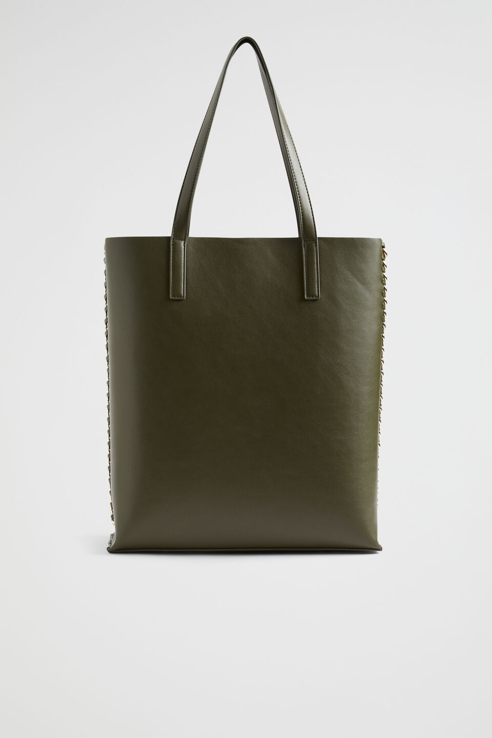 Chain Tote  Dark Fern