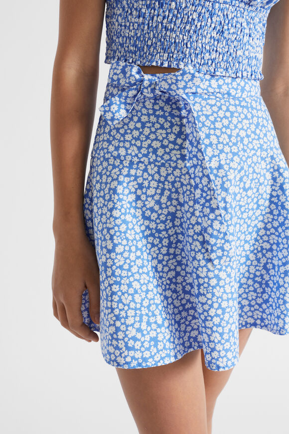 Ditsy Skirt  Azure Blue  hi-res