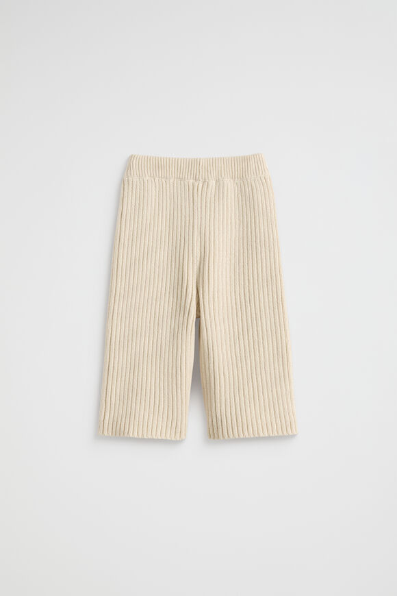 Rib Knit Pant  Creme  hi-res