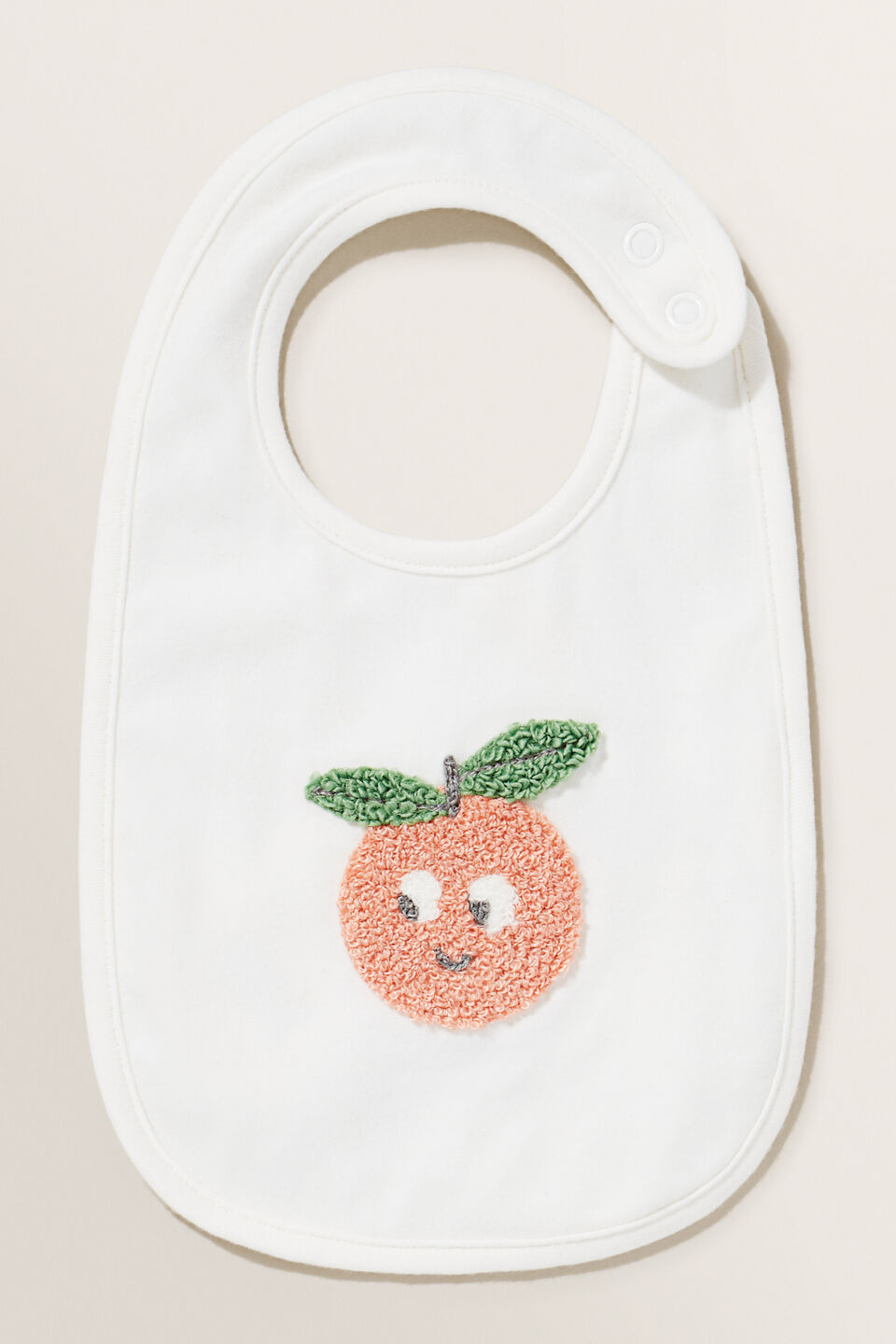 Peach Bib  Canvas