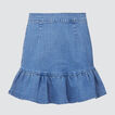 Twill Denim Skirt    hi-res