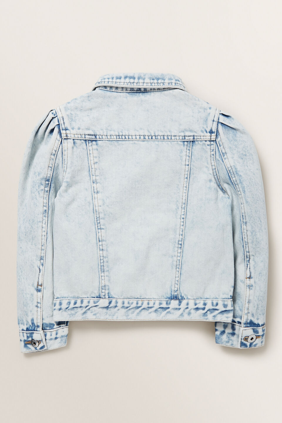 Pleat Denim Jacket  