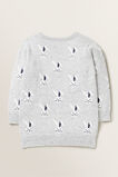 Bunny Print Knitted Sweater    hi-res