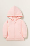 Quilted Zip Hoodie  Dusty Rose  hi-res