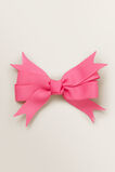 Grosgrain Bow Duck Clip  Fuschia  hi-res