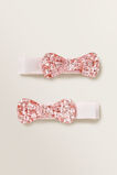 Glitter Bow Duck Clips    hi-res