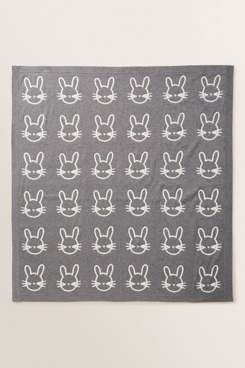 Bunny Jacquard Blanket  