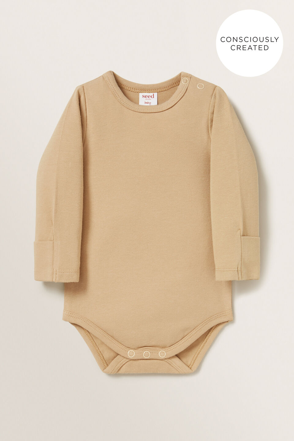 Organic Mitten Bodysuit  