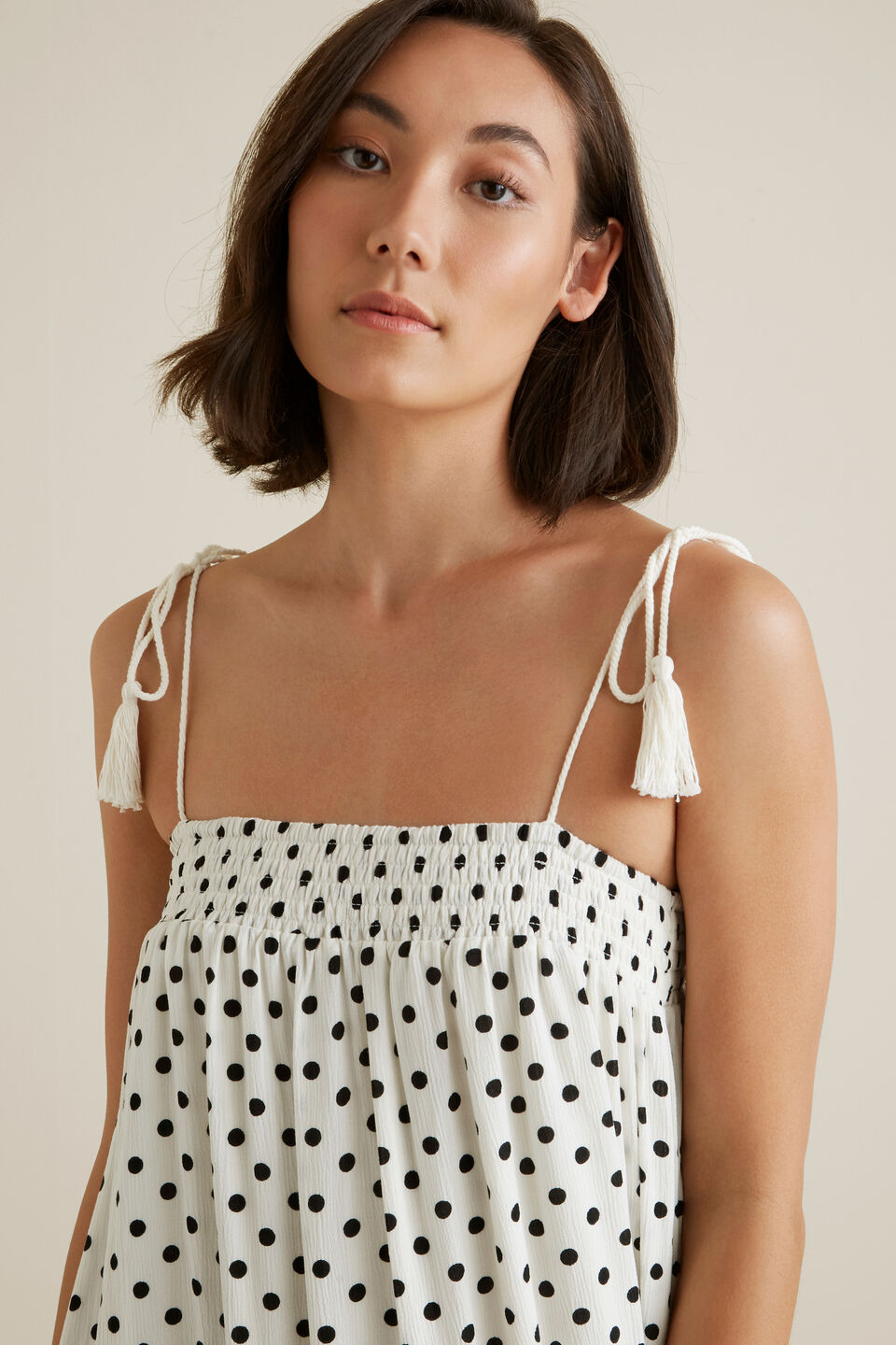 Crinkle Spot Dress  