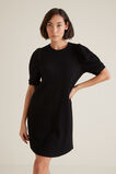 Textured Puff Sleeve Dress    hi-res