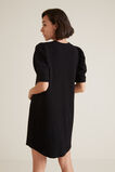 Textured Puff Sleeve Dress    hi-res