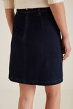 Pocket Detail Denim Skirt    hi-res