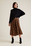 Animal Pleat Skirt    hi-res