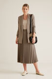 Pleated Suit Skirt    hi-res