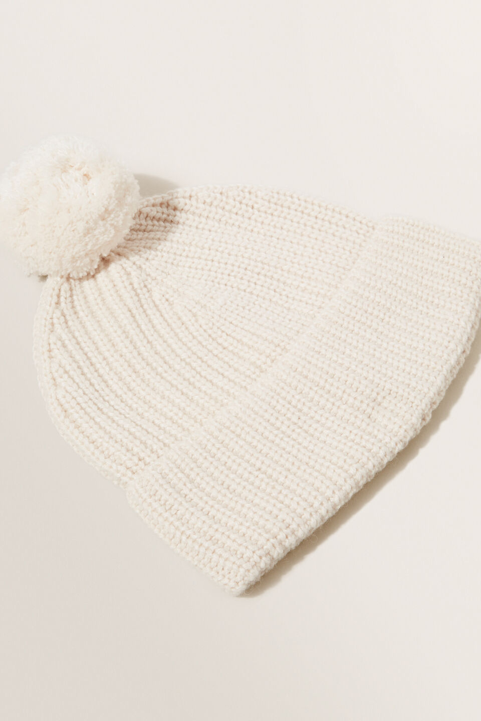 Winter Knit Beanie  Vanilla