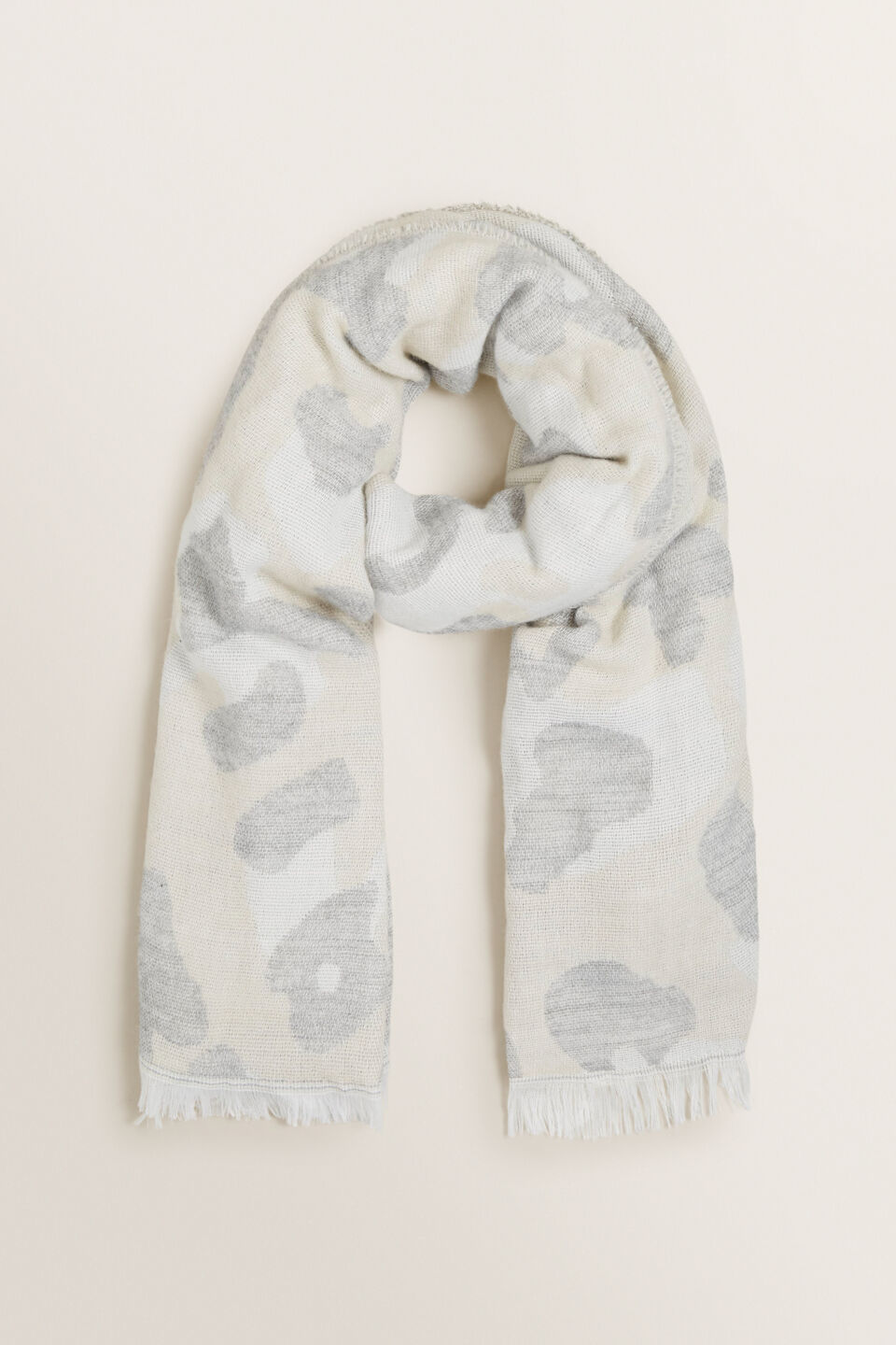 Ocelot Jacquard Scarf  