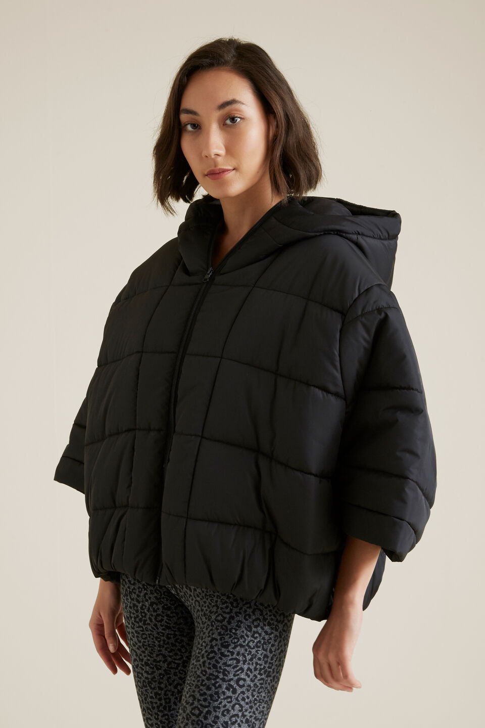 Quilted Poncho  