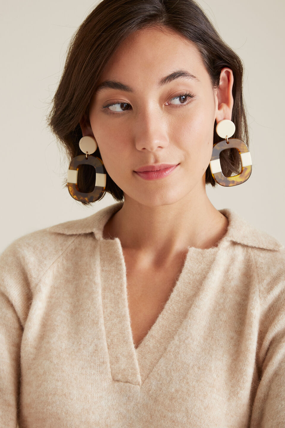 Tort Splice Earrings  