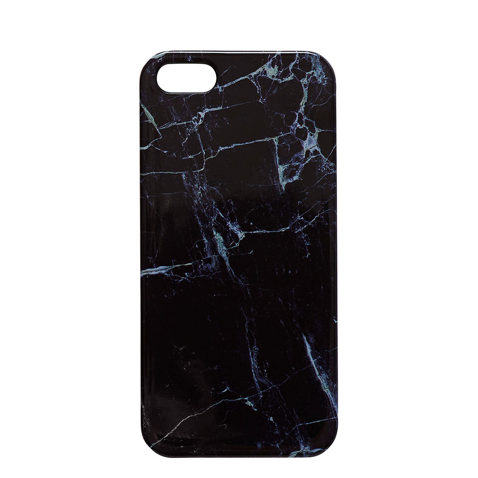 Black Marble Look Phone Case 5  