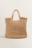 Oversized Straw Beach Bag    hi-res