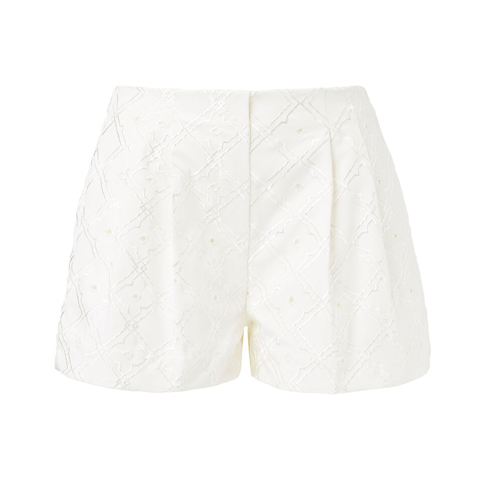 Collection Embossed Flare Short  