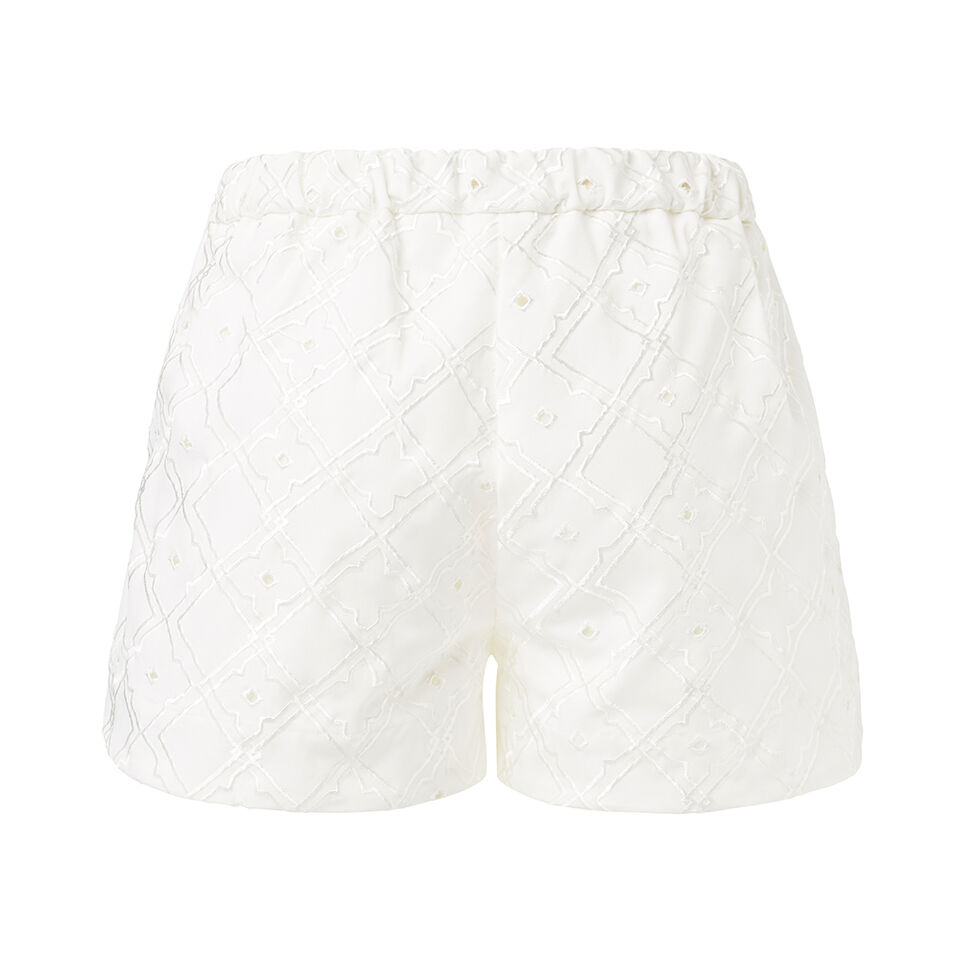 Collection Embossed Flare Short  
