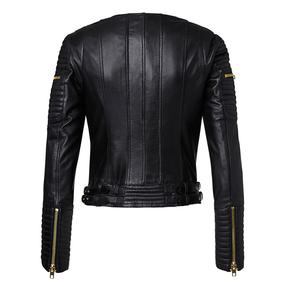 Leather Biker Jacket  