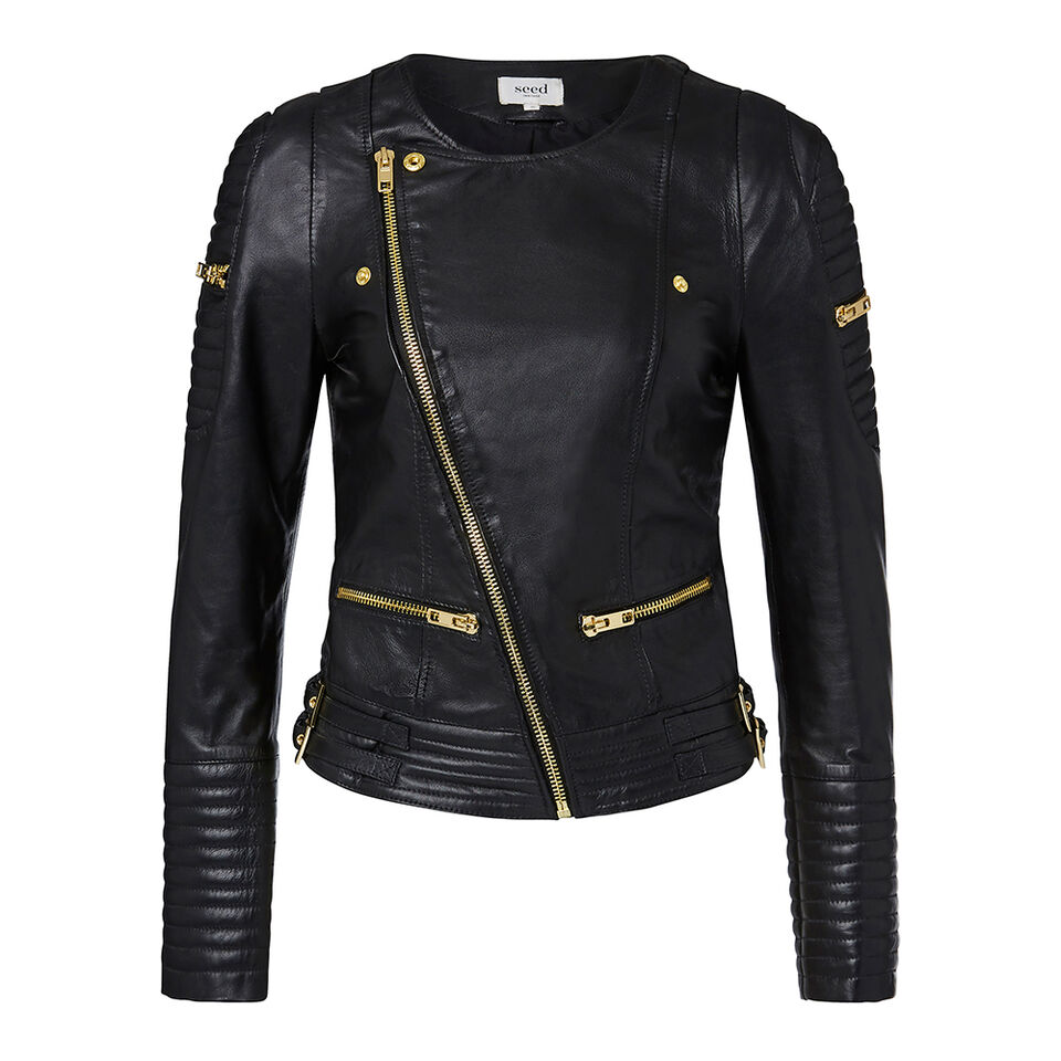 Leather Biker Jacket  