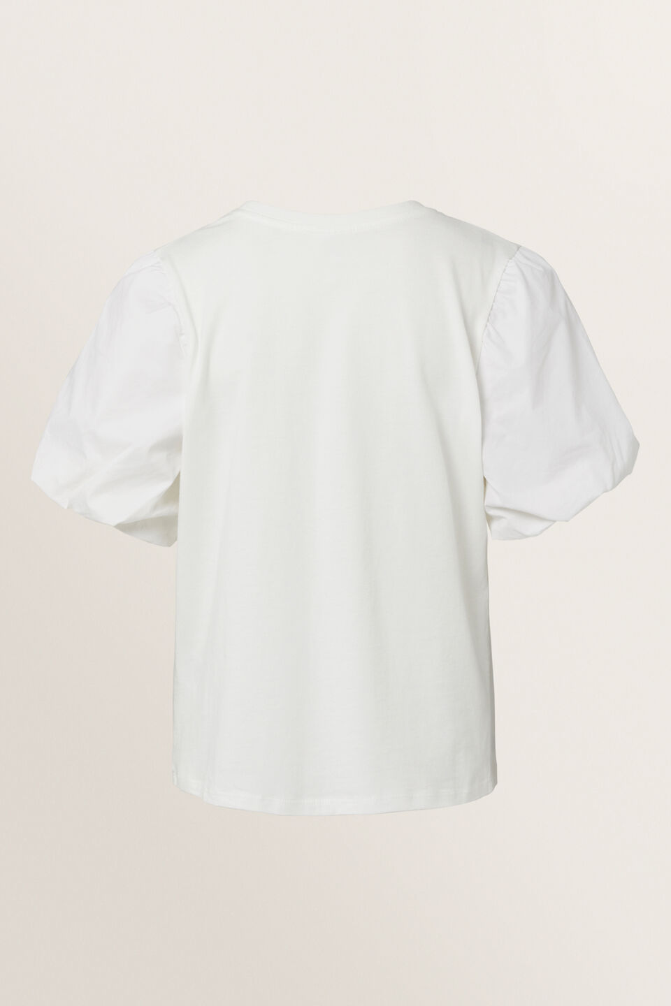 Poplin Splice Tee  