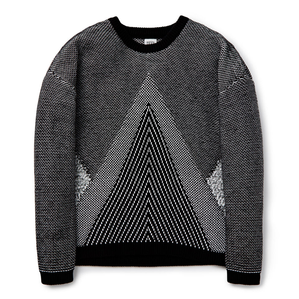 Aztec Fringe Sweater  