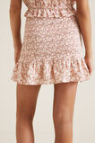 Paisley Smocked Skirt  Grapefruit  hi-res