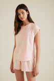 Ocelot Print Pyjama  Dusk Pink  hi-res