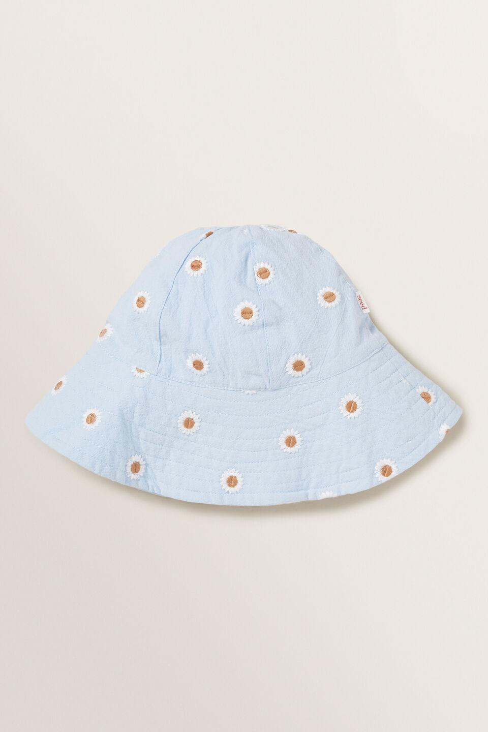 Floral Embroidery Bucket Hat  