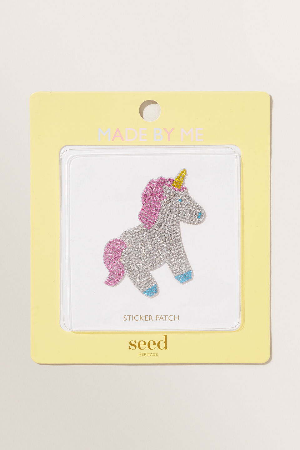 Made By Me Motif Patch  Jewel Unicorn