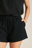 Elastic Waist Short  Black  hi-res