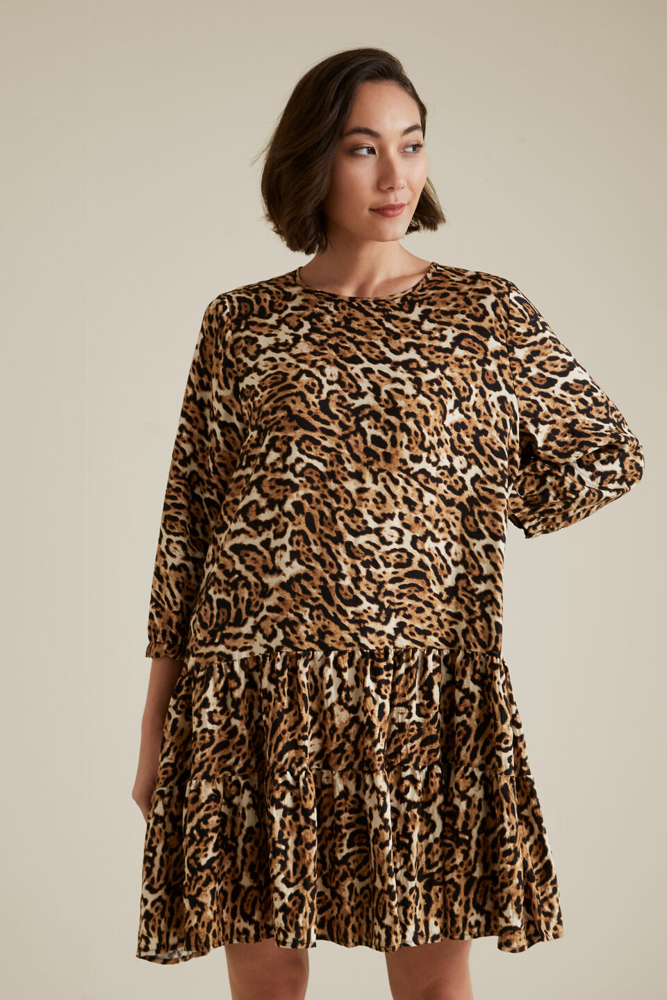 Leopard Swing Dress  Leopard