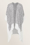 Summer Poncho  Black Cloud Cream  hi-res