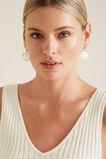 Pearl Coin Earrings    hi-res