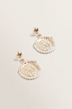 Pearl Coin Earrings    hi-res